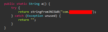 IDA Pro screenshot showing if statements with package ID comparison